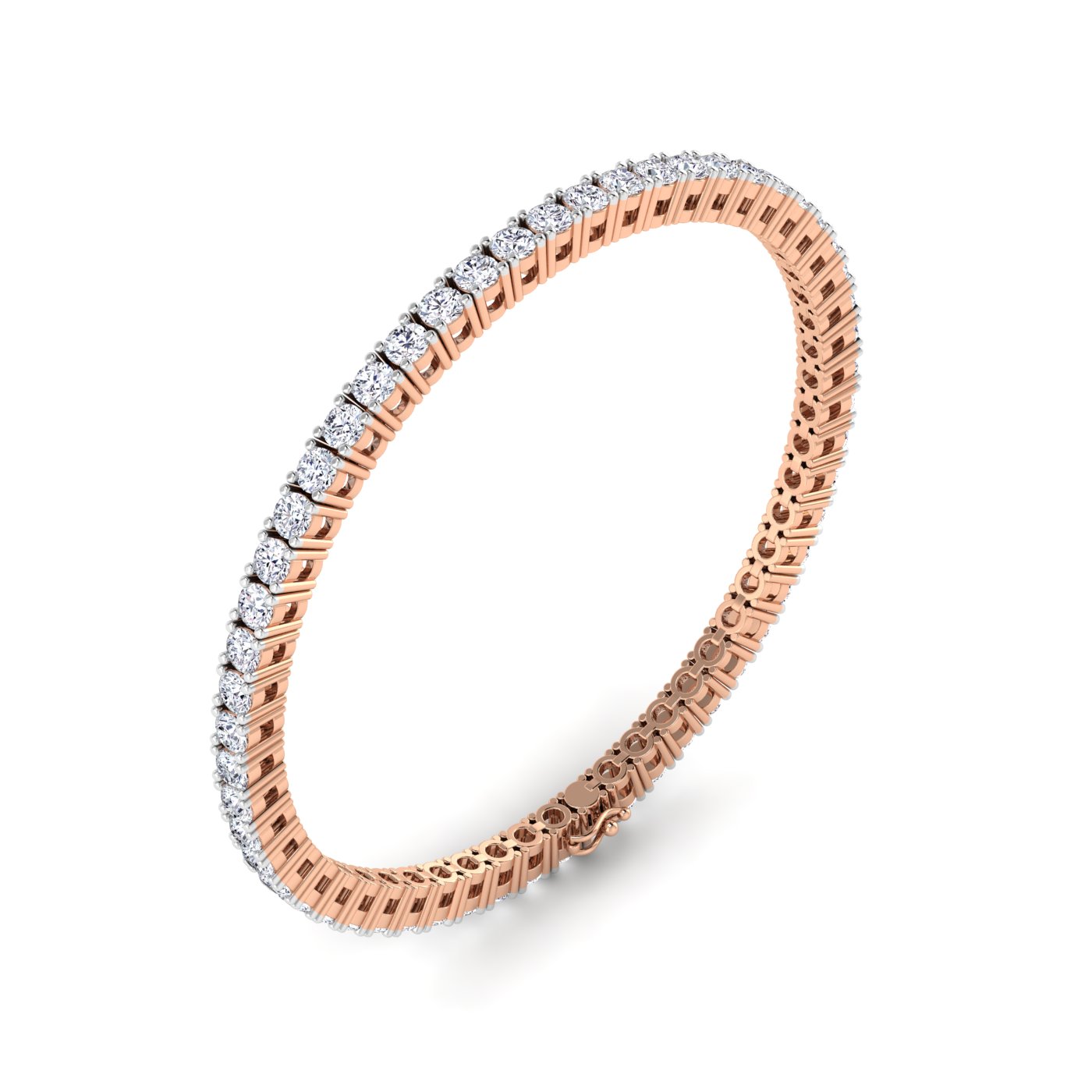 Tennis Diamond Bangle - Image 6