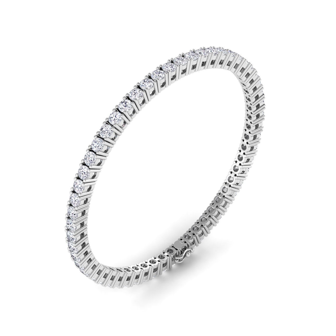 Tennis Diamond Bangle - Image 4