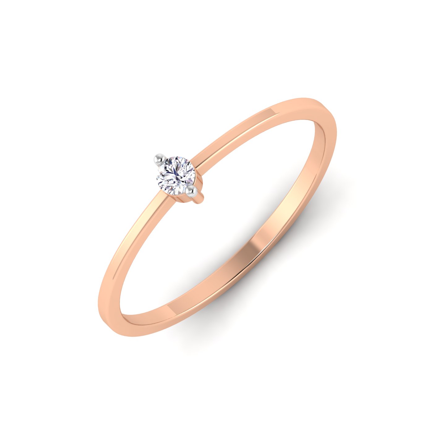 Pure Elegance: Single Diamond Ring - Image 6