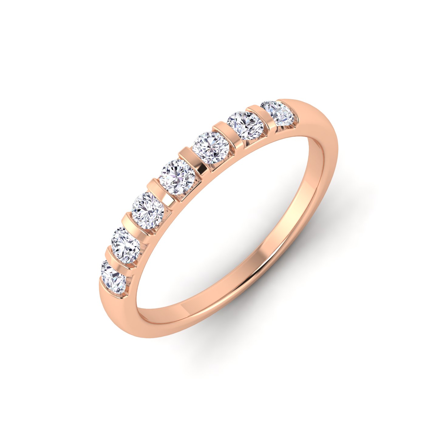 The Tapered Split Prong Diamond Ring - Image 3