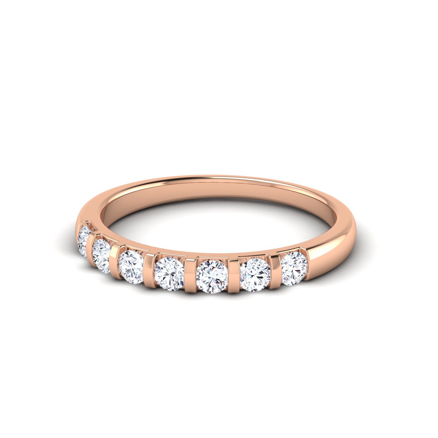 The Tapered Split Prong Diamond Ring - Image 5
