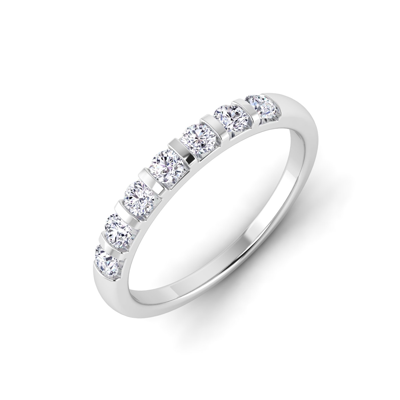 The Tapered Split Prong Diamond Ring - Image 4
