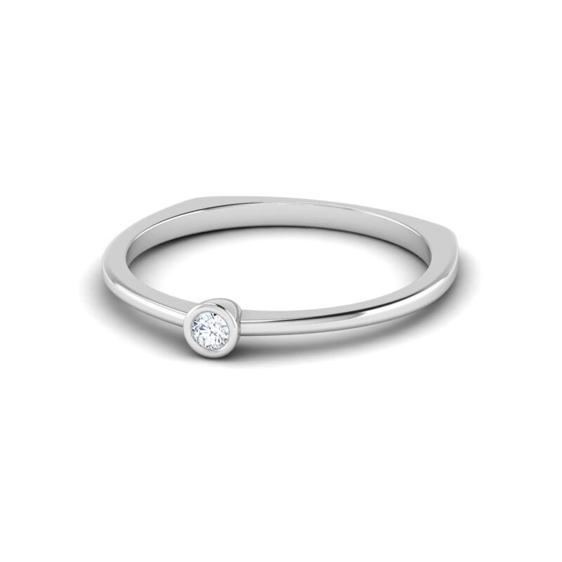 Refined Beauty: Bezel Set Diamond Band