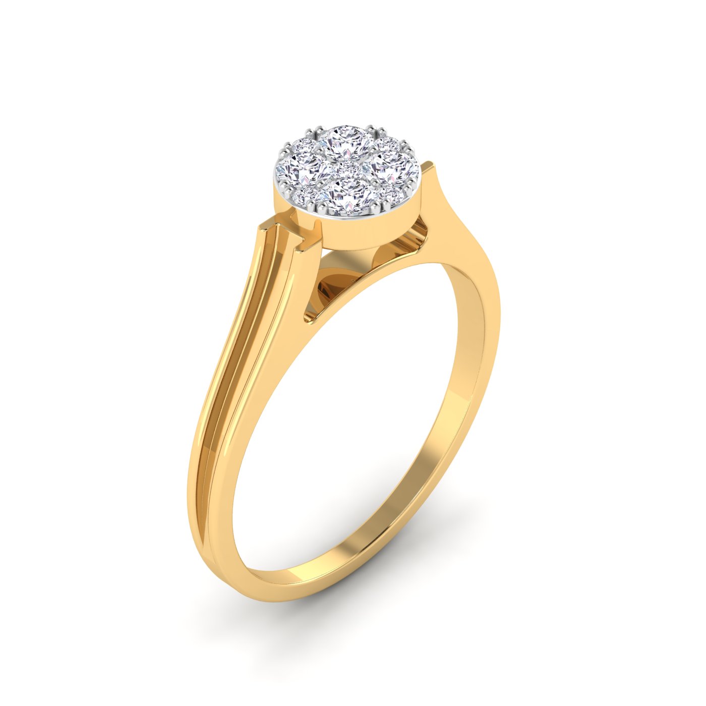Eternal Sunshine: Sparkling Sun Diamond Ring - Image 6