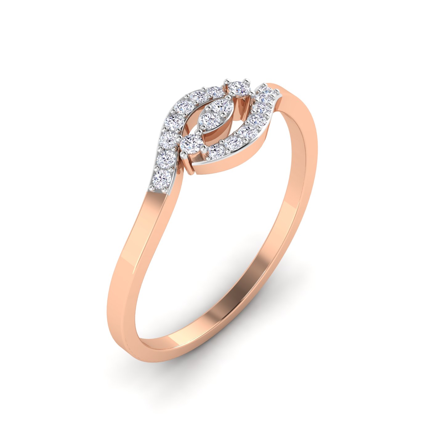 Infinite Love: Two Marquise Diamond Ring - Image 3