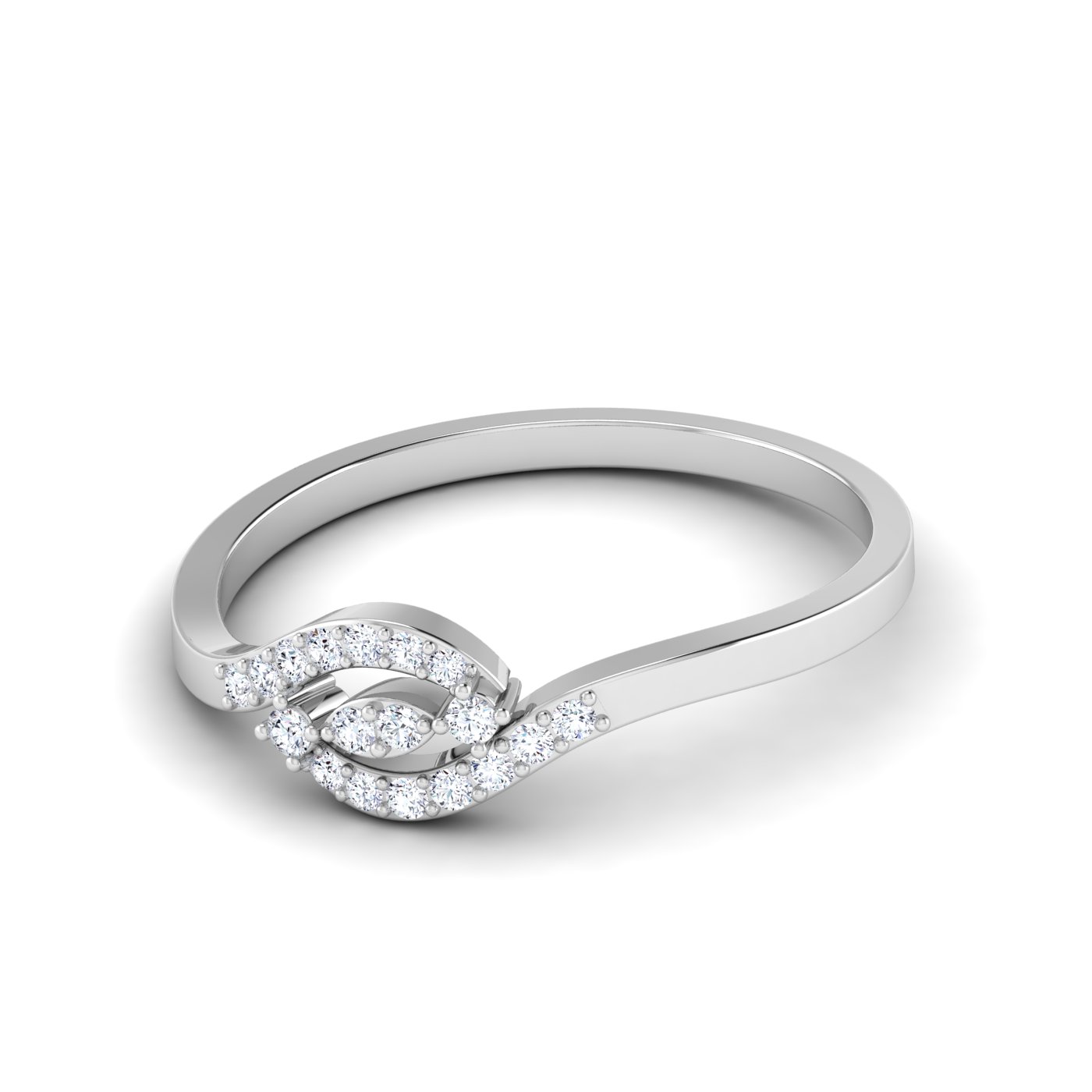 Infinite Love: Two Marquise Diamond Ring - Image 4