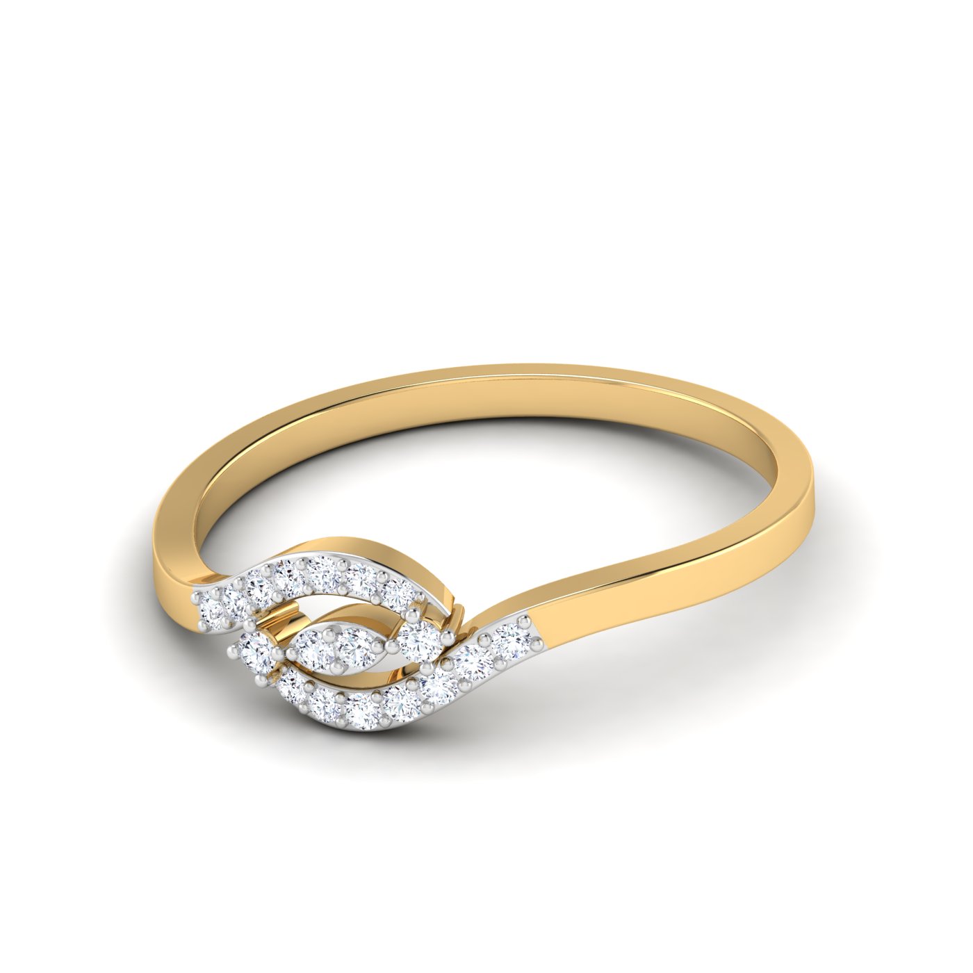 Infinite Love: Two Marquise Diamond Ring - Image 2