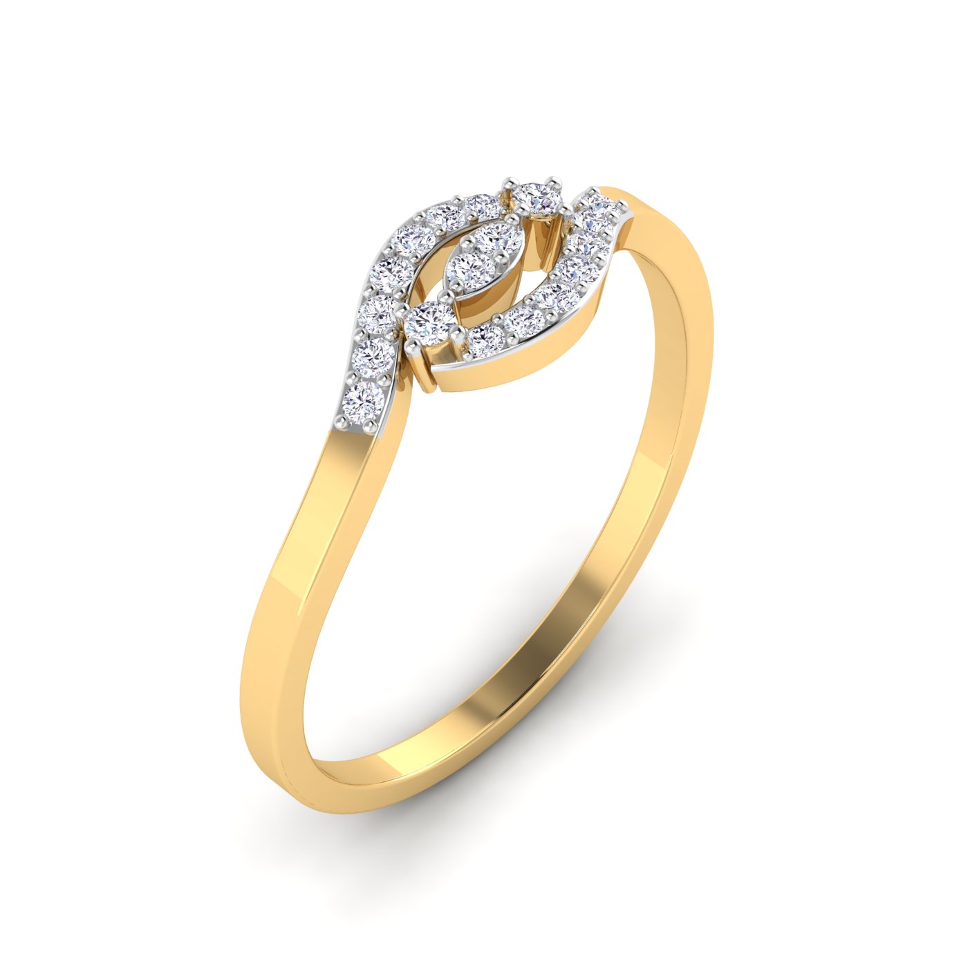 Infinite Love: Two Marquise Diamond Ring - Image 6