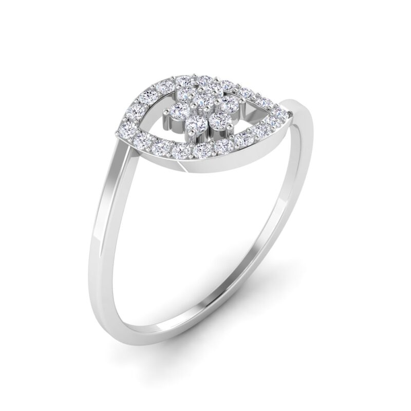 Floral Fantasy: Diamond Ring