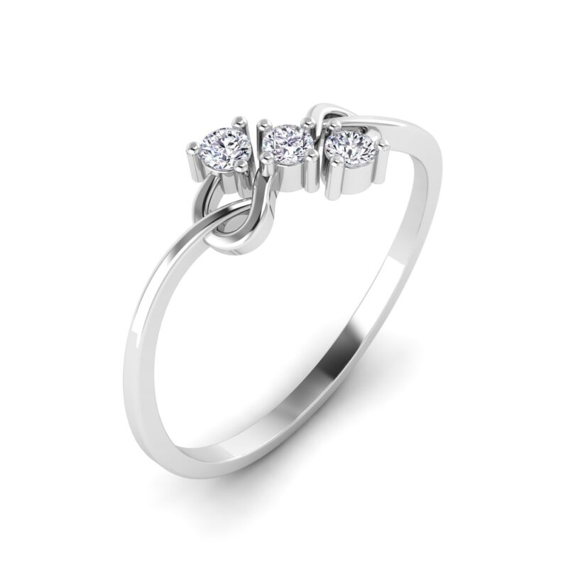 Trio of Eternity: Infinity Diamond Ring
