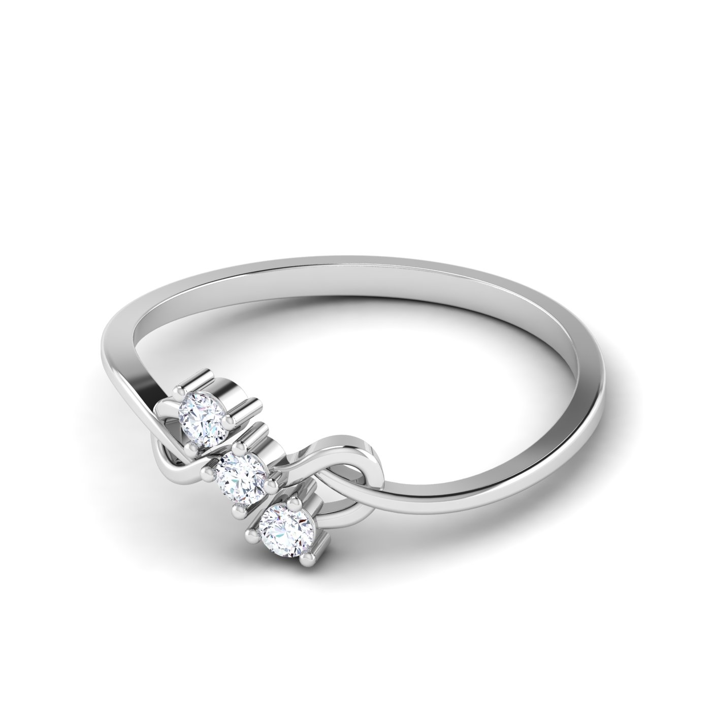 Trio of Eternity: Infinity Diamond Ring - Image 4