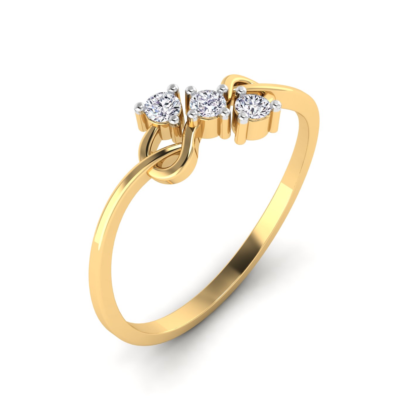 Trio of Eternity: Infinity Diamond Ring - Image 2