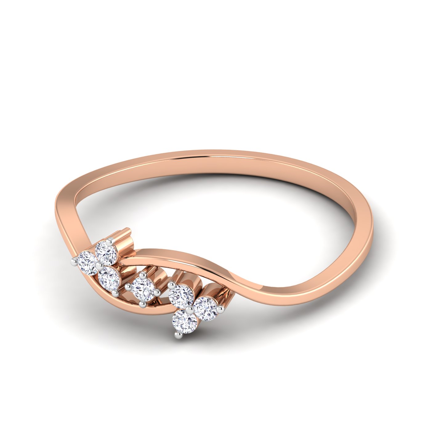 Bloom of Light: Floral Diamond Ring - Image 5