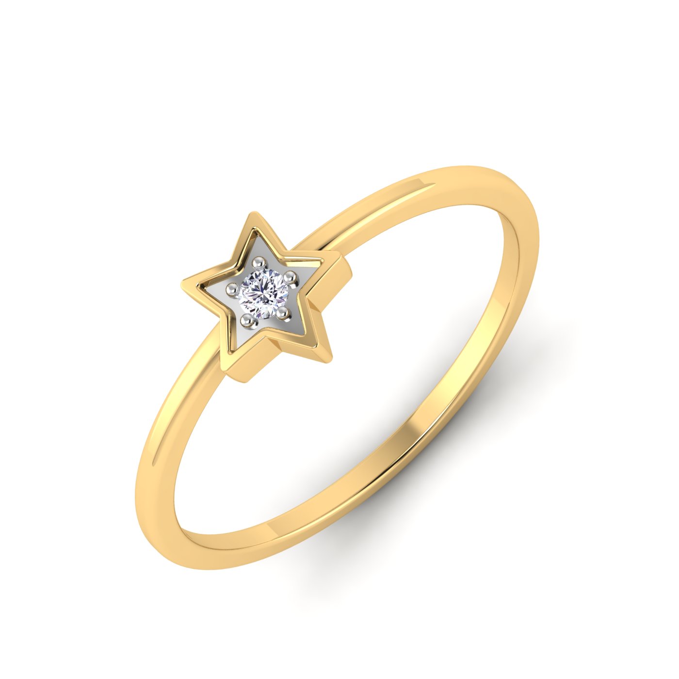 Radiant Star: Single Diamond Star Band - Image 2