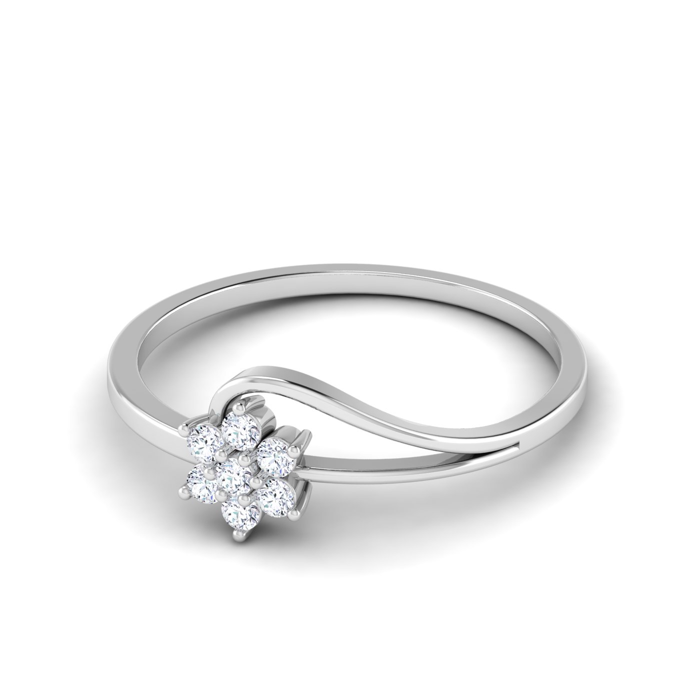 Radiant Bloom: Floral Diamond Design - Image 4