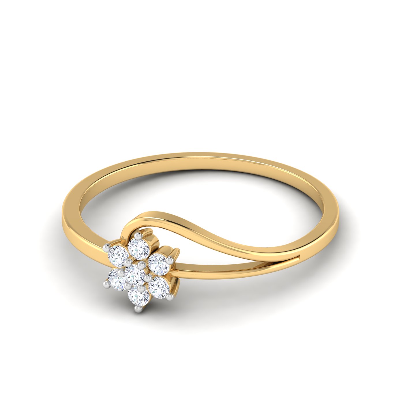 Radiant Bloom: Floral Diamond Design - Image 6