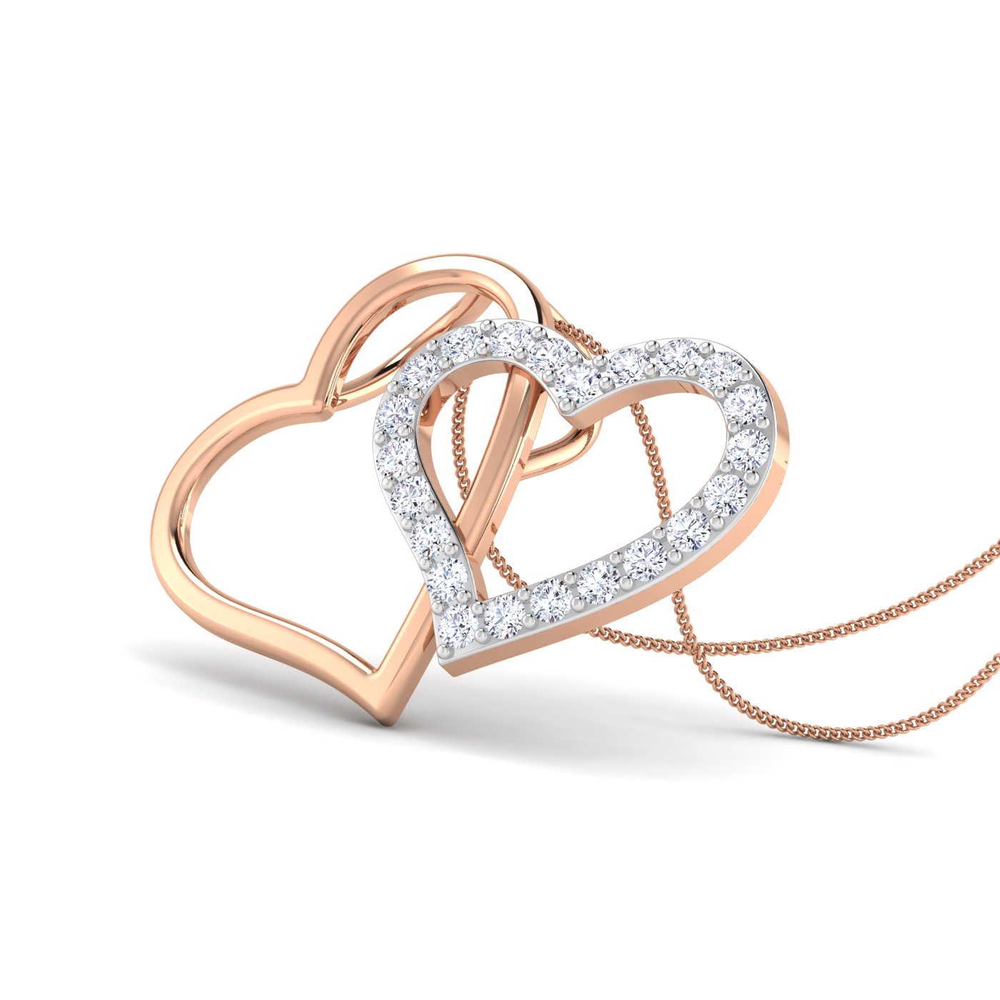 the double heart pendant - Image 3