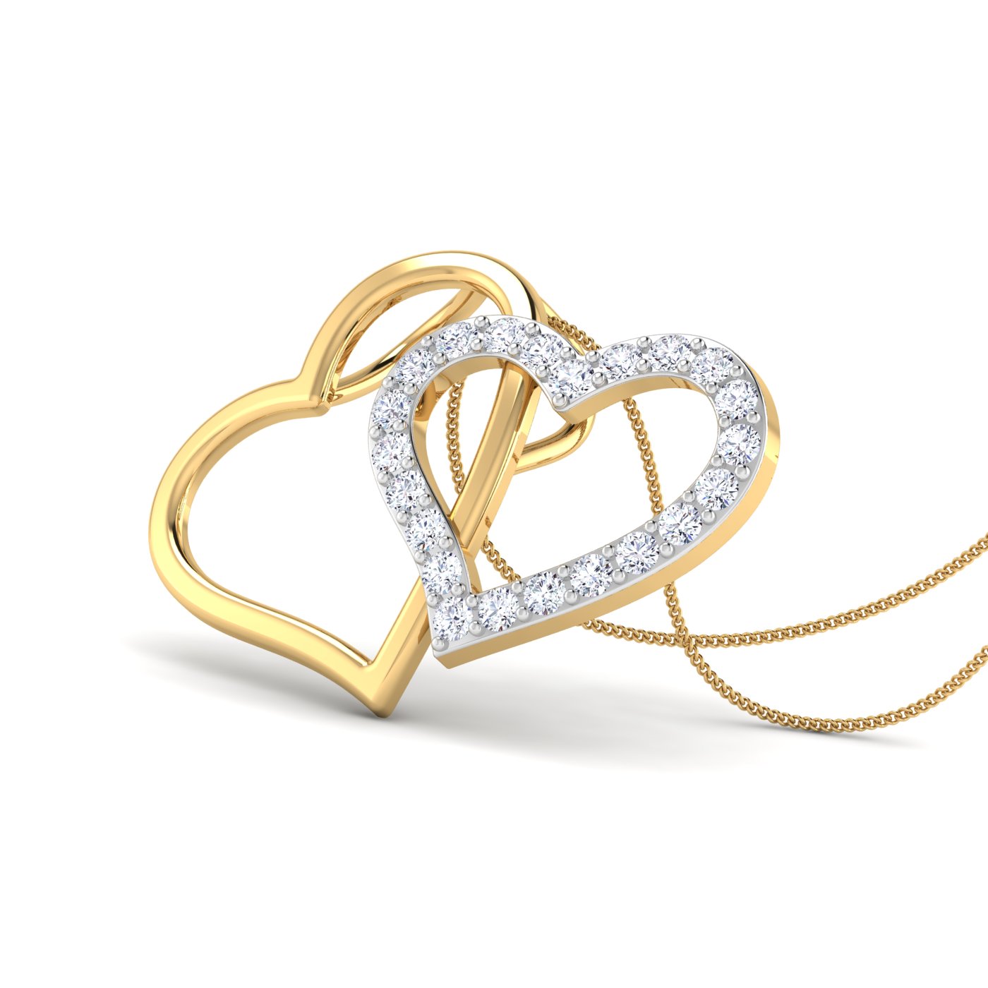 the double heart pendant - Image 2