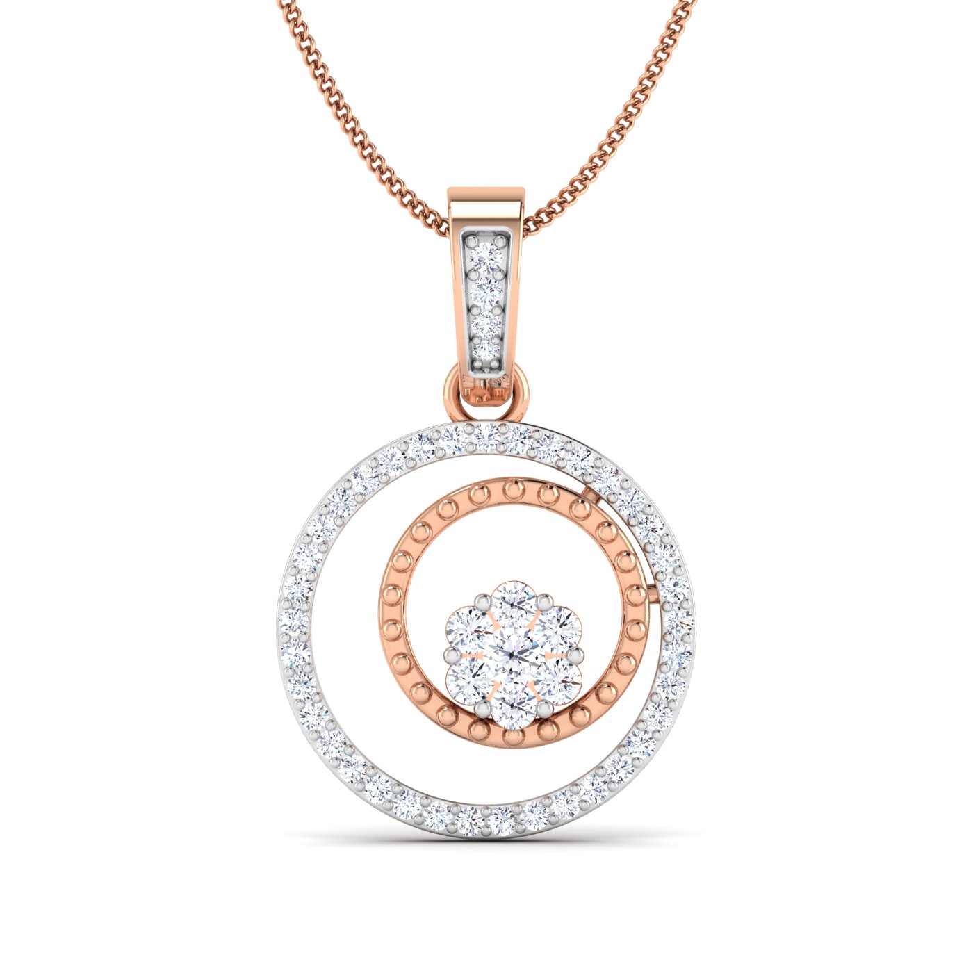 circle drop shaped pendant - Image 3