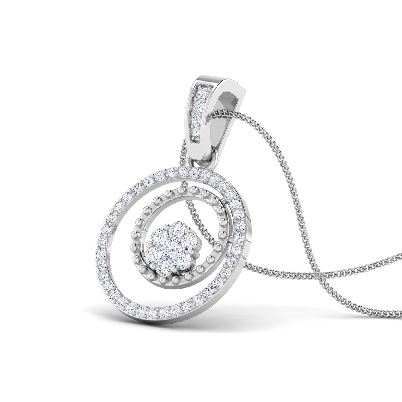 circle drop shaped pendant - Image 4