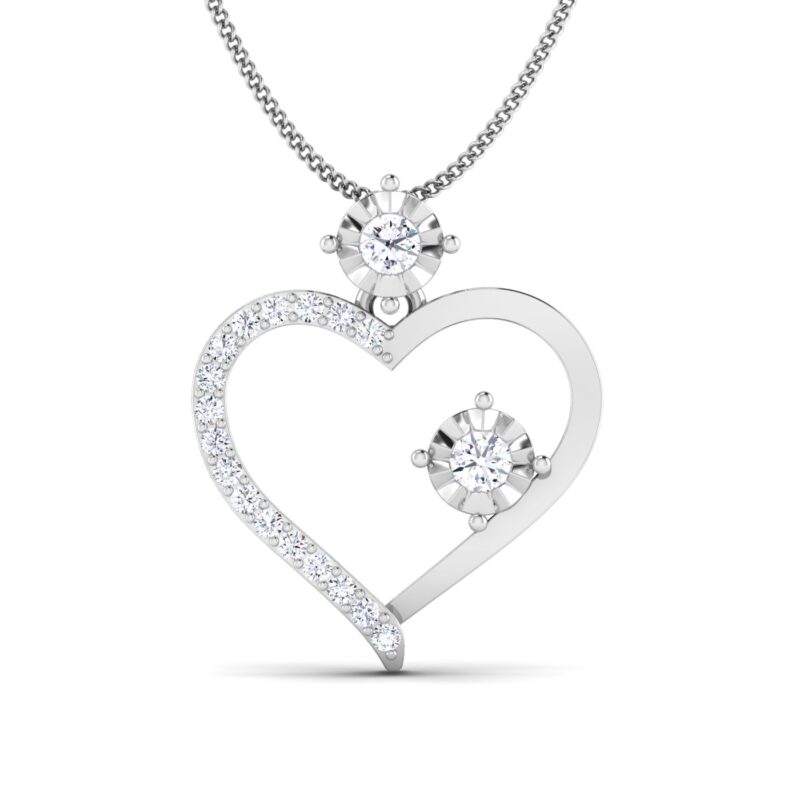 Love diamond pendant
