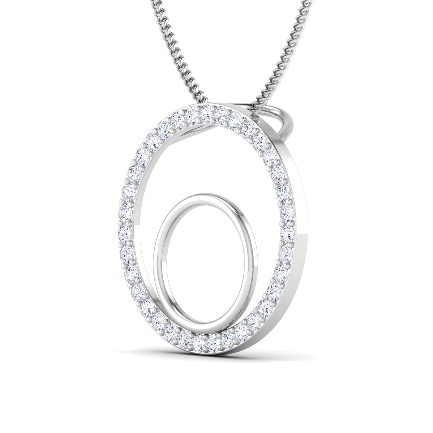 casual wear diamond pendant