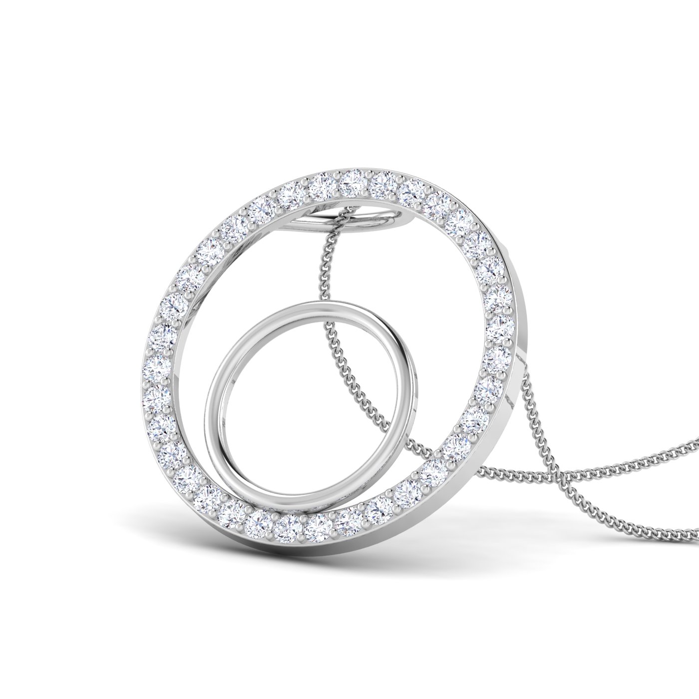 casual wear diamond pendant - Image 4