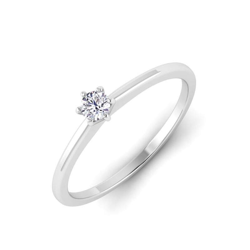 Subtle Shine: Small Diamond Band