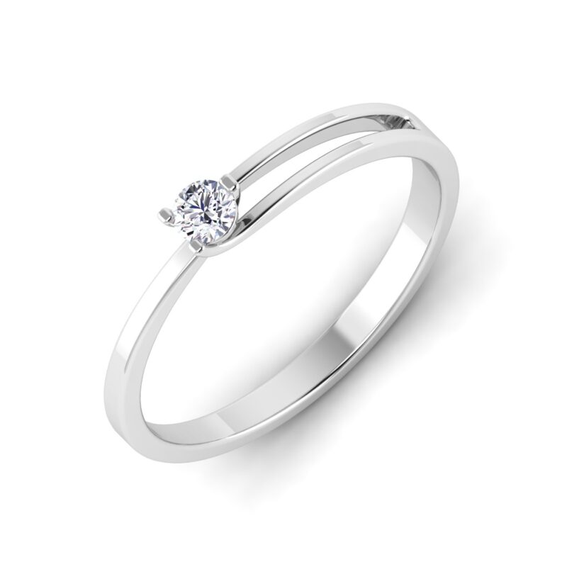 Classic Light: Solitaire Diamond Band