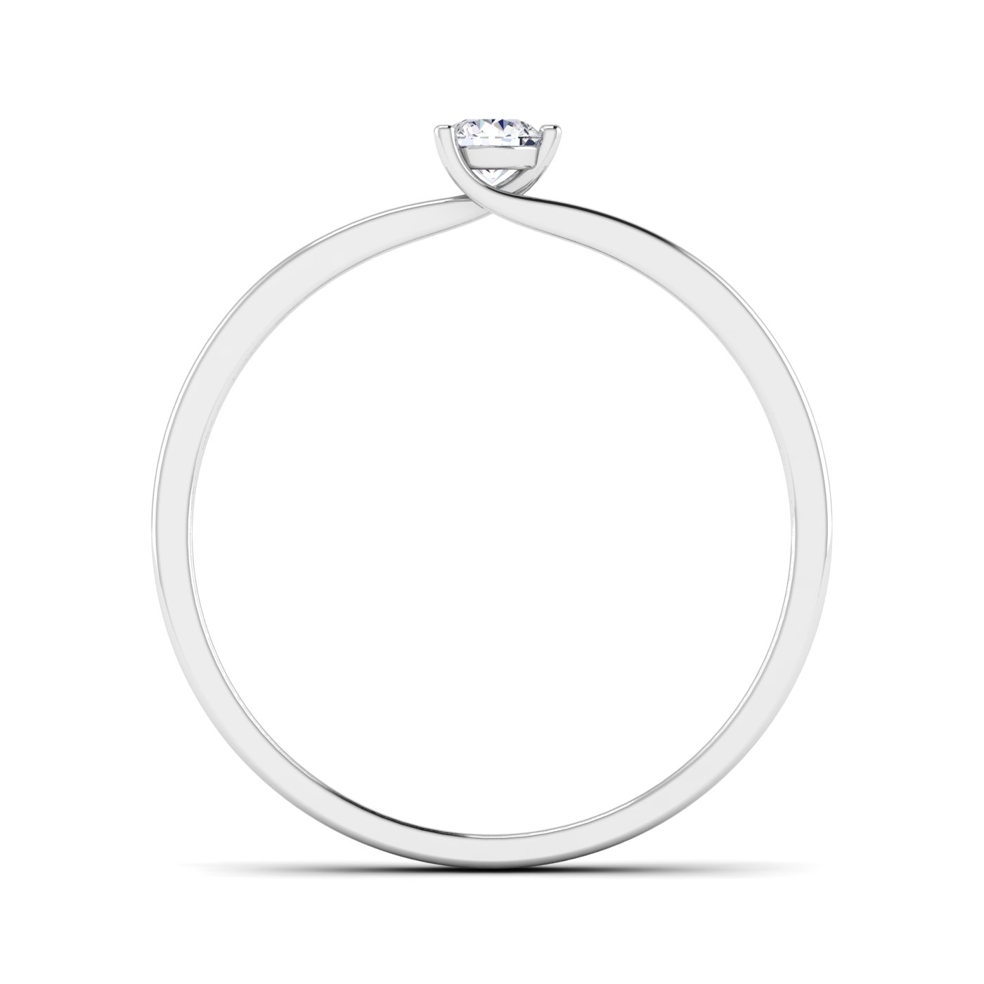 Classic Light: Solitaire Diamond Band - Image 4