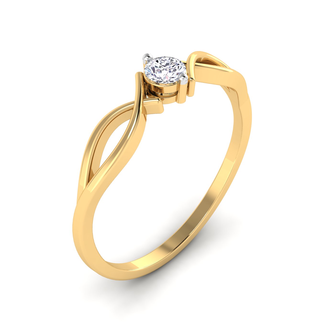 Radiance of Love: Solitaire Ring - Image 2