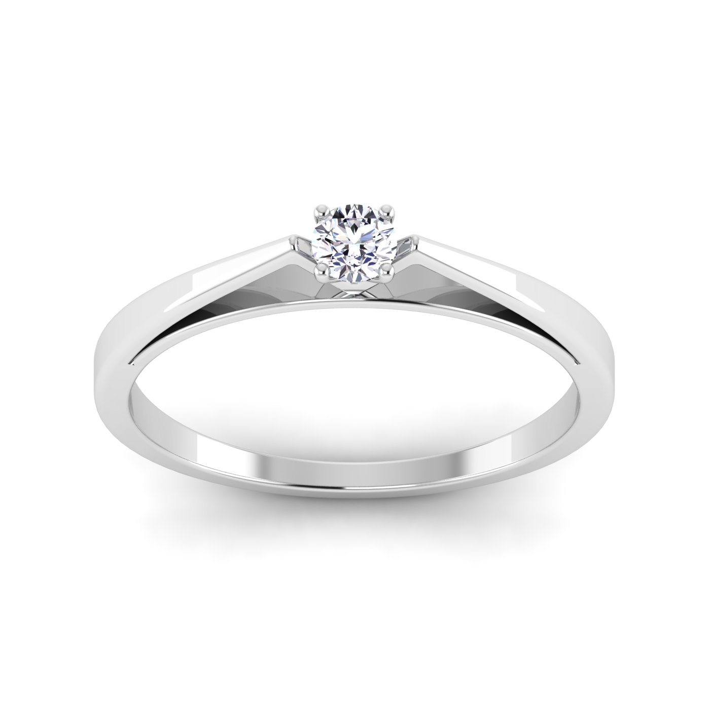 Pure Forever: Single Stone Engagement Ring - Image 4