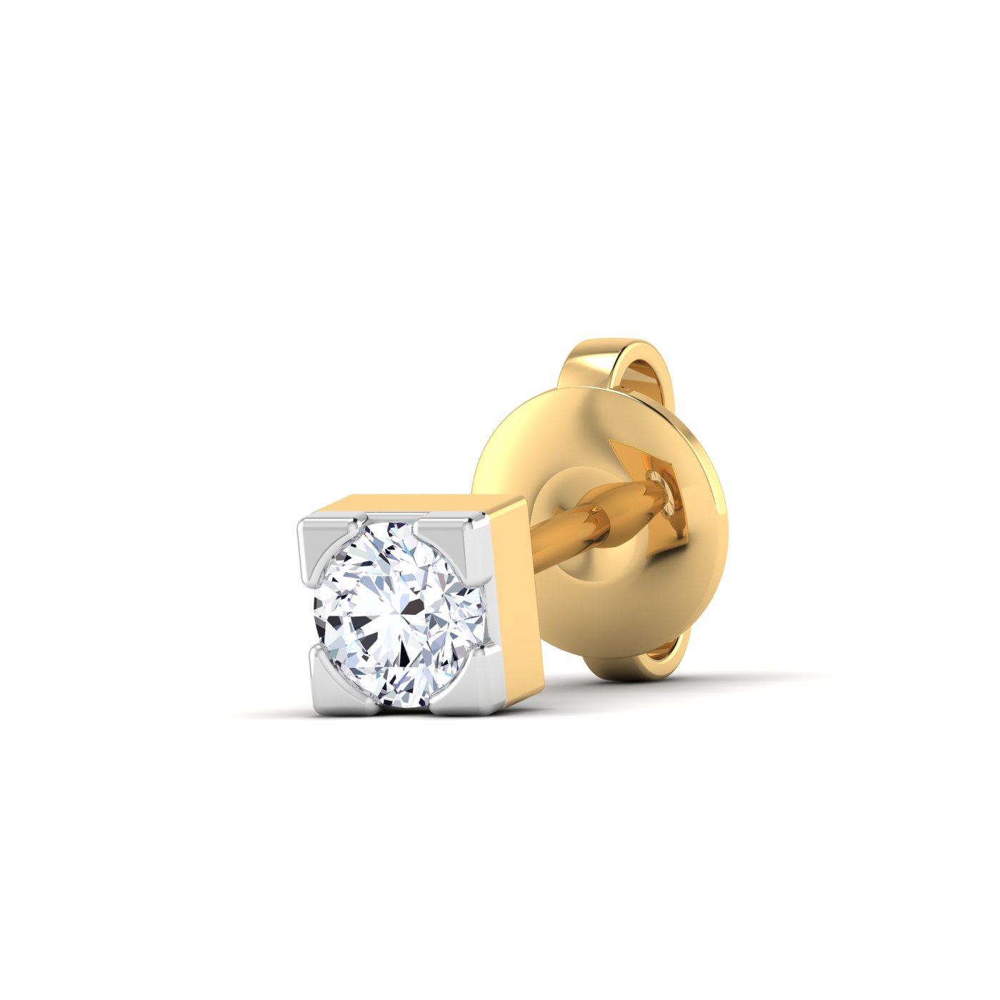 Eternal Radiance: Square Zirconia Studs - Image 6