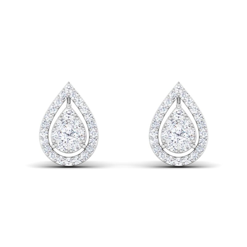 Eternal Teardrop: Pear-Shaped Diamond Earrings