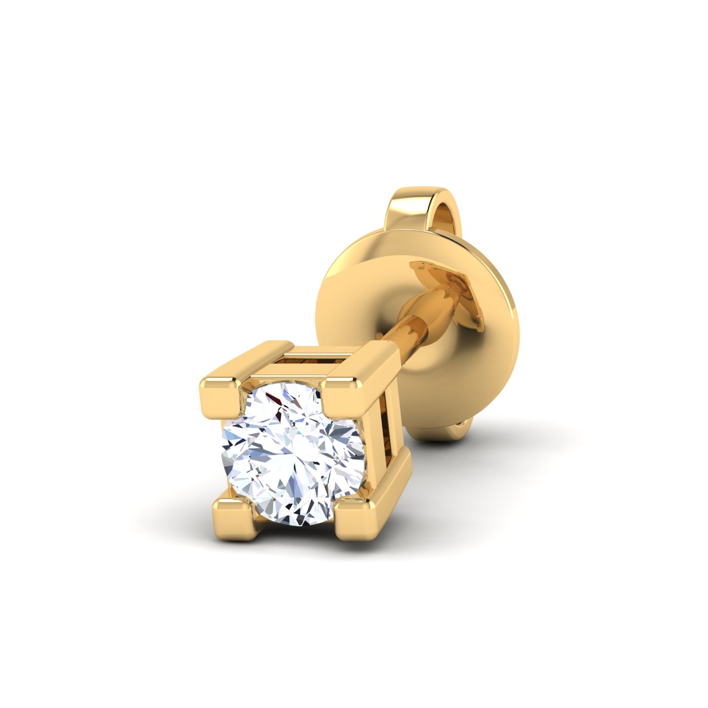 Square shaped diamond studs - Image 6